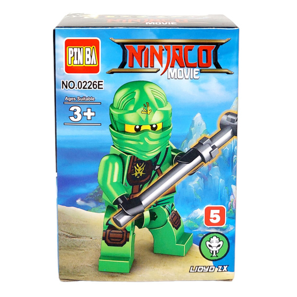 Конструктор Фигурка Персонаж Зеленый ниндзя Ninjago Lioyo - купить с ...