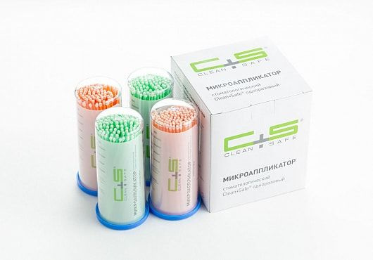 Микроаппликаторы clean safe. Микроаппликаторы стоматологические. кисточки-аппликаторы для нанесения жидкостей и гелей одноразовые. микроаппликатор.