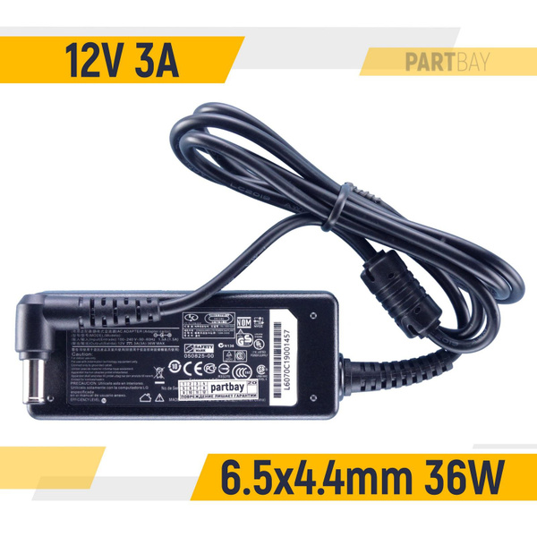 Блок питания для монитора LG W1943S Flatron 12V 3A 6.5x4.4mm 36W ...