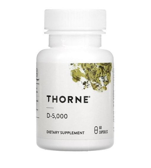 Thorne витамин Д3 5000 ME 60 капсул - купить с доставкой по выгодным ...