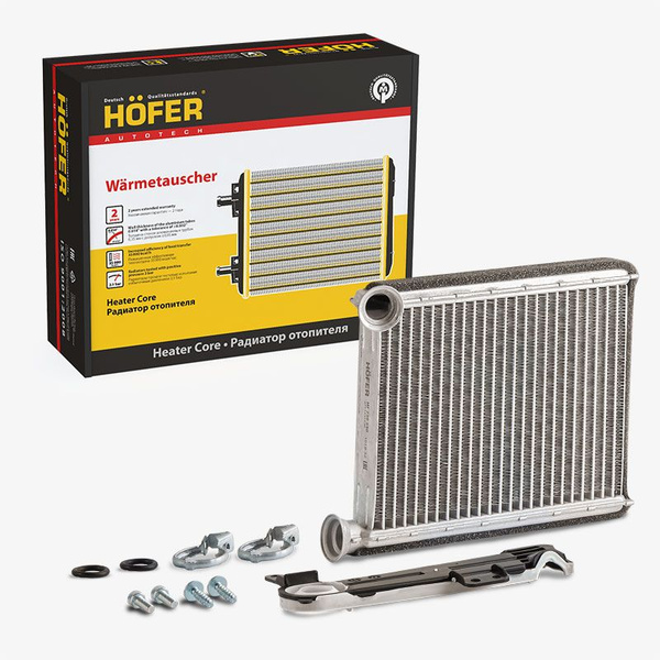 Hofer Radiator Радиатор отопителя Vesta, X-Ray (2-х ряд. алюм.) паяный HOFER271153553R ...