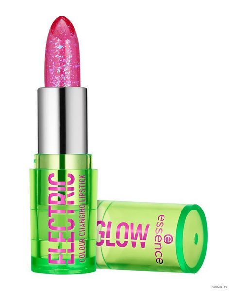 Essence Губная помада Electric Glow color changing lipstick, меняющая ...