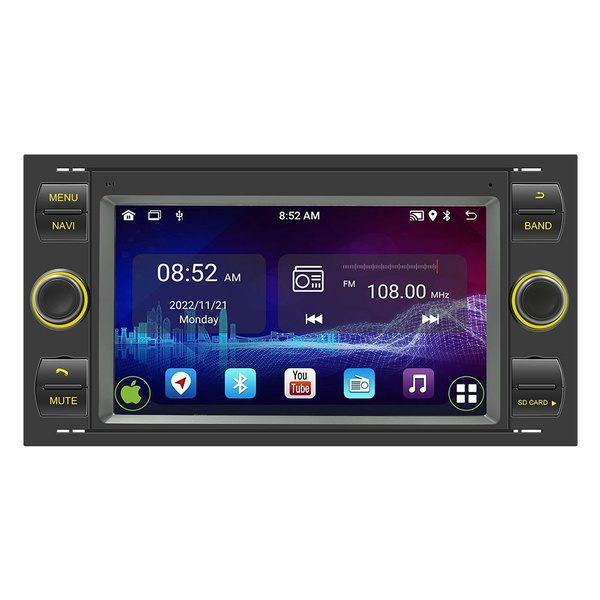 Автомагнитола 2 Din Android Фордский транзит Ford Transit 7 дюймов 2 ...