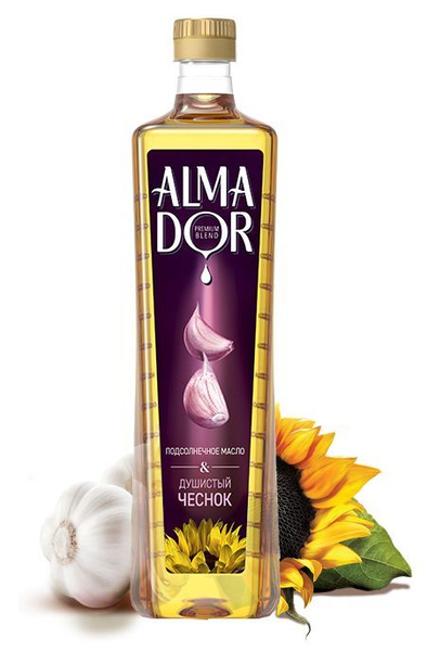 Масло "ALMADOR" подс.с натур. маслом ЧЕСНОКА 0,75л - купить с доставкой ...