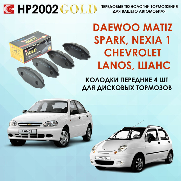 Колодки тормозные HSB HP-2002 GDB3195 Передние - купить по низким ценам ...