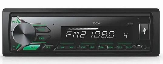 Автомагнитола ACV AVS-812G, черный1 DIN - купить в интернет-магазине ...