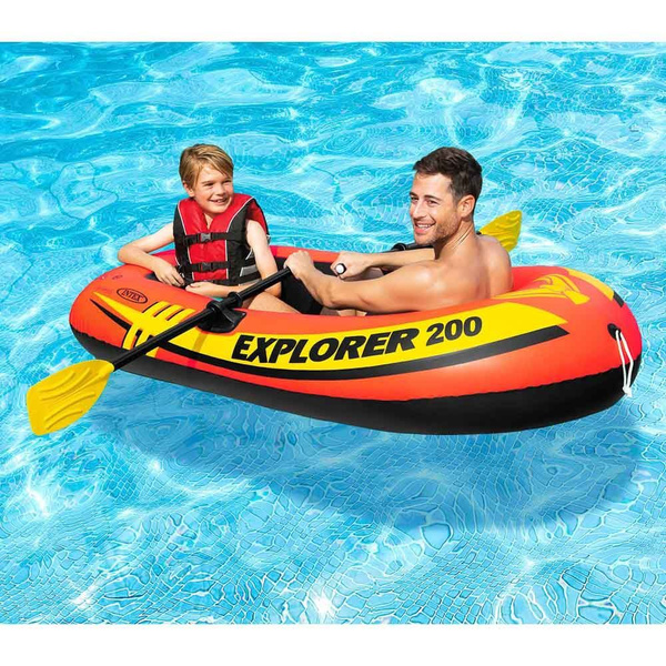 Лодка надувная двухместная Explorer 200/ 2 местная, 185 х 94 х 41 см ...