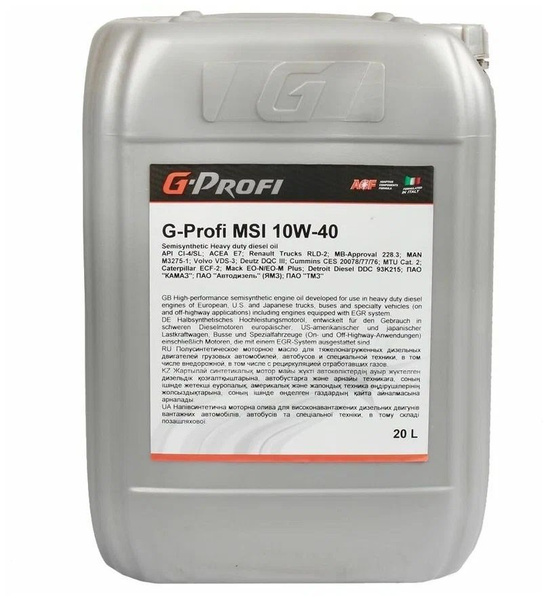Масло моторное G-Profi 10W-40 Полусинтетическое - купить в интернет ...