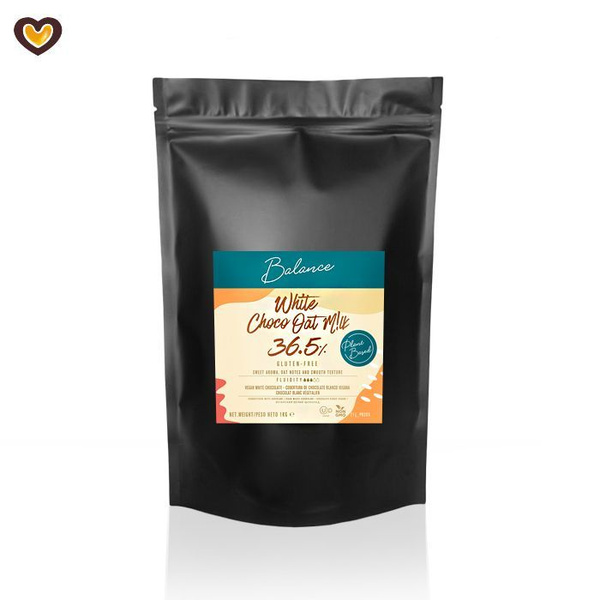 Шоколад белый LUKER Oat M!LK 36,5% на растительном молоке, пак 1 кг ...