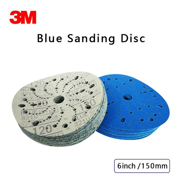 3M blue front river 6 дюймовая округлая пористая шлифовальная бумага ...