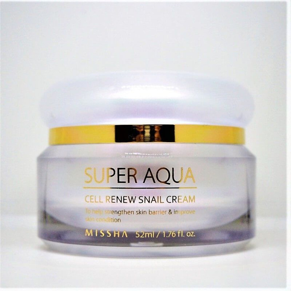 Регенерирующий крем для лица с улиточным муцином Super Aqua Cell Renew ...