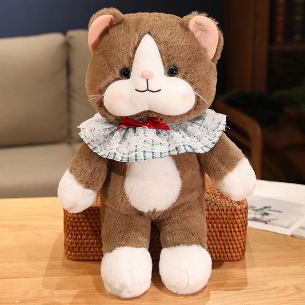 Мягкая игрушка Кот с красивым воротничком/30 см - купить с доставкой по ...