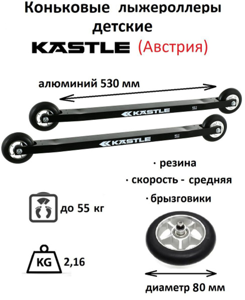 Kastle Лыжероллеры - купить с доставкой по выгодным ценам в интернет ...