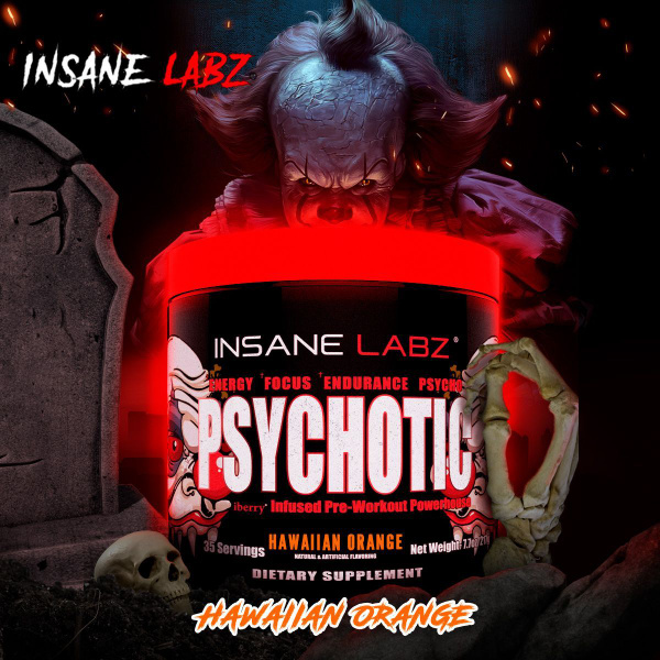 Предтренировочный комплекс Психотик (Апельсин), Psychotic - купить с ...