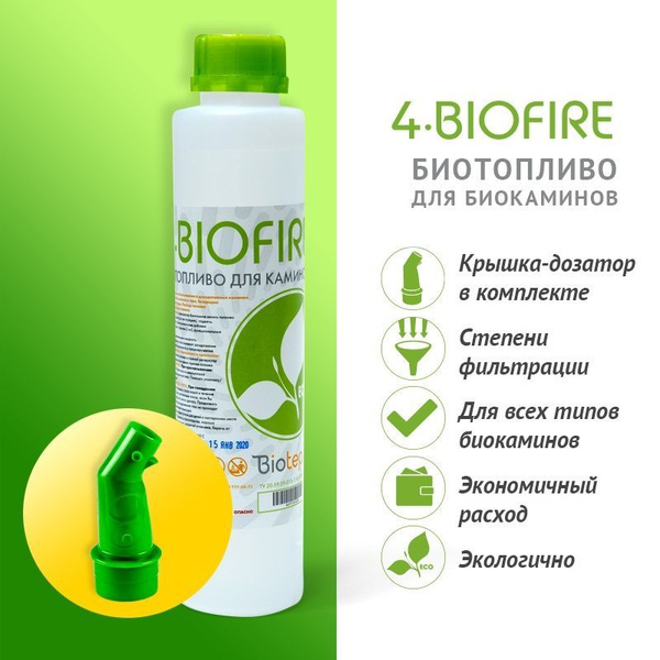 Биотопливо для биокаминов