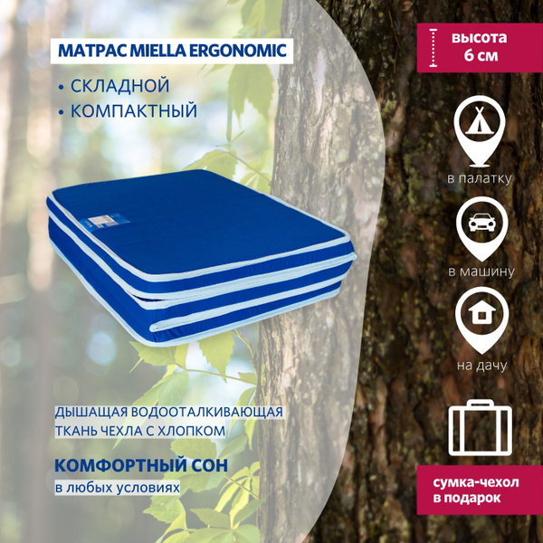 Складной матрас MIELLA Ergonomic OKS, Беспружинный, 140 - купить по ...