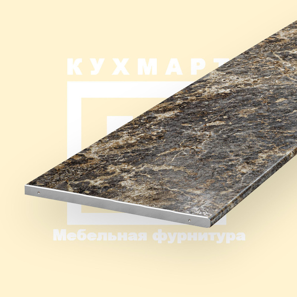 Столешница для кухни Скиф 1000х600x26мм с торцевыми планками. Цвет ...