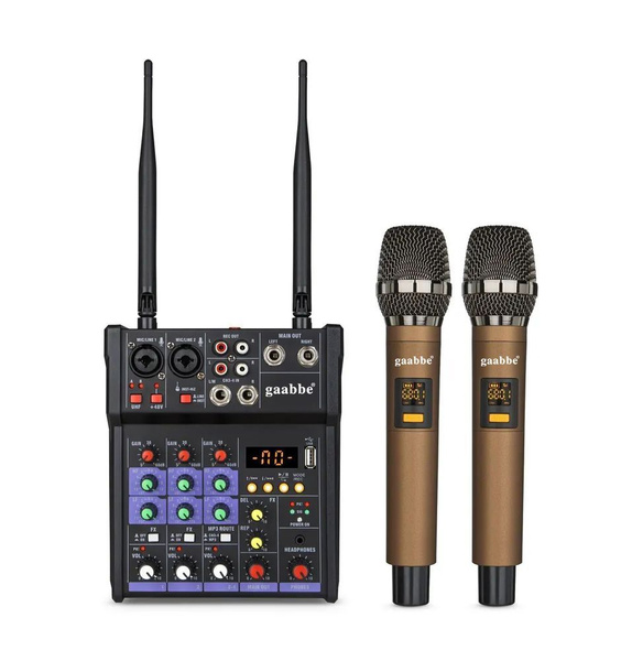 Микшер для караоке UM-200 с микрофонным микшером - купить с доставкой ...