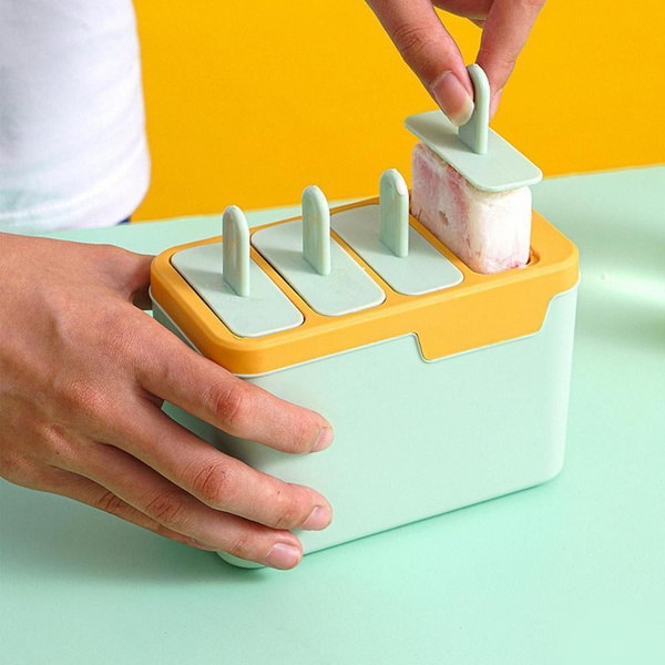 Форма - контейнер для изготовления мороженного, 4 ячейки. - купить с ...