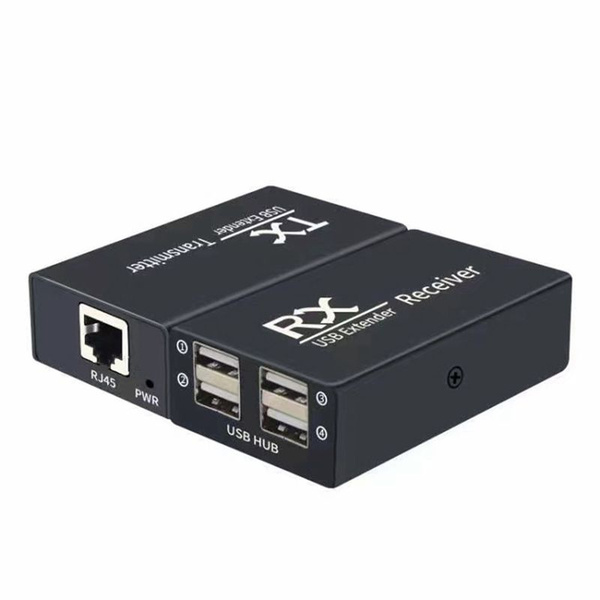 120M 4 Port USB2.0 Hub Extender over RJ45 Ethernet USB UTP Extension ...