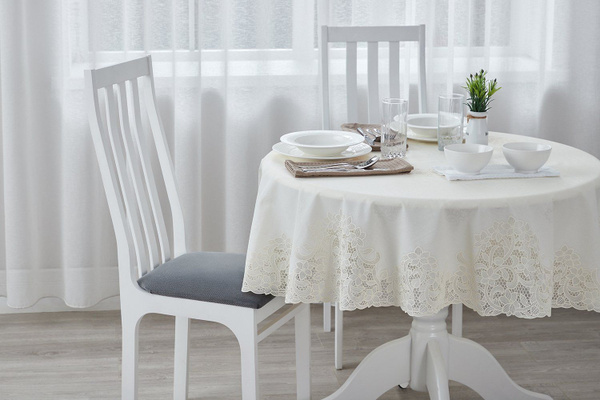 Towa Скатерть ПВХ (поливинилхлорид) 160x160см купить на OZON по низкой ...