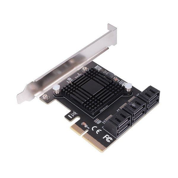 Карта расширения SATA 3 PCI PCI-E/PCIE Контроллер SATA для HDD SSD 1X ...
