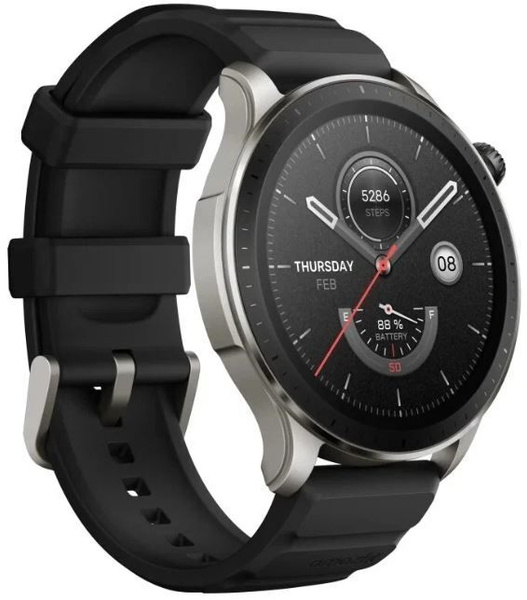 Купить смарт-часы Amazfit GTR 4 / A2166 (черный), экран 1.43" - купить ...