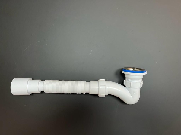 Сифон для душевого поддона GRAND 1 1/2" с гофро-трубой 1 1/2"- D40/50 ...