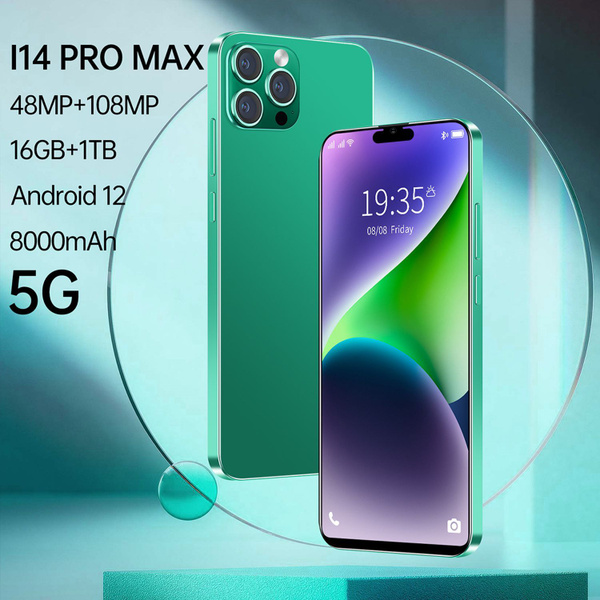 Смартфон Российский мобильный телефон smart 5G i14 Pro Max, аккумулятор ...