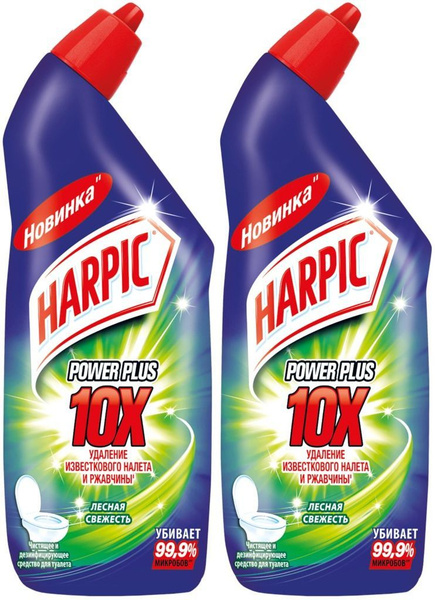 Harpic Средство чистящее для туалета Power Plus, Лесная Свежесть, 700 ...