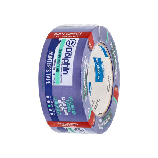 Малярная лента Blue Dolphin 01-1-02. 38 мм 50 м, 1 шт - купить с ...