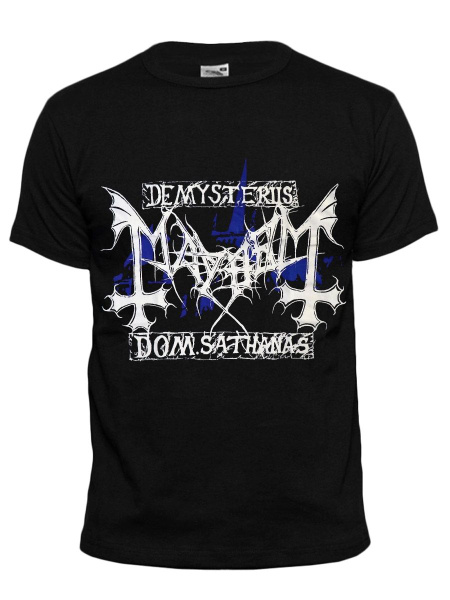 Футболка RockMerch, размер 48, цвет черный, 100% хлопок - купить по ...