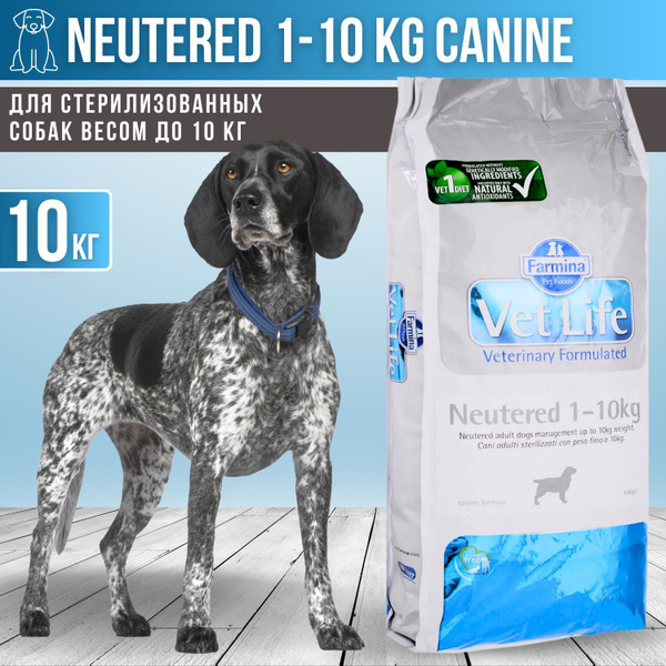 Farmina для собак сухой корм диетический, Vet Life Neutered, для ...