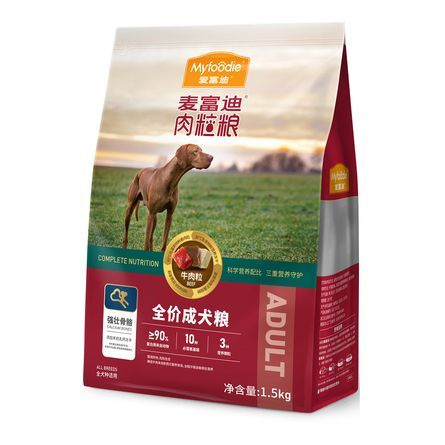 Myfoodie Mg Calcium Сухой Корм Для Собак, С Кусочками Говядины И ...