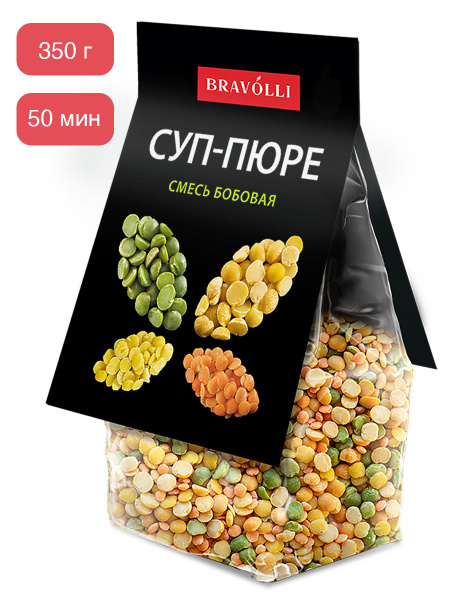 Смесь бобовая суп-пюре Bravolli, 350 г купить на OZON по низкой цене ...