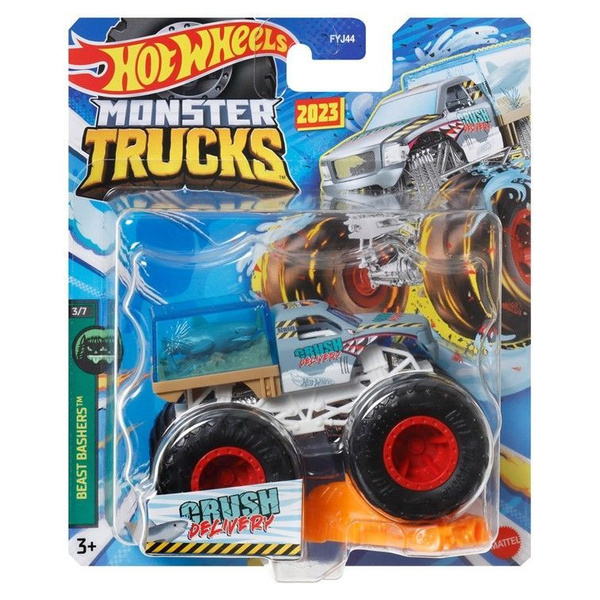 HKM42 Машинка металлическая игрушка Hot Wheels Monster Trucks Монстр ...