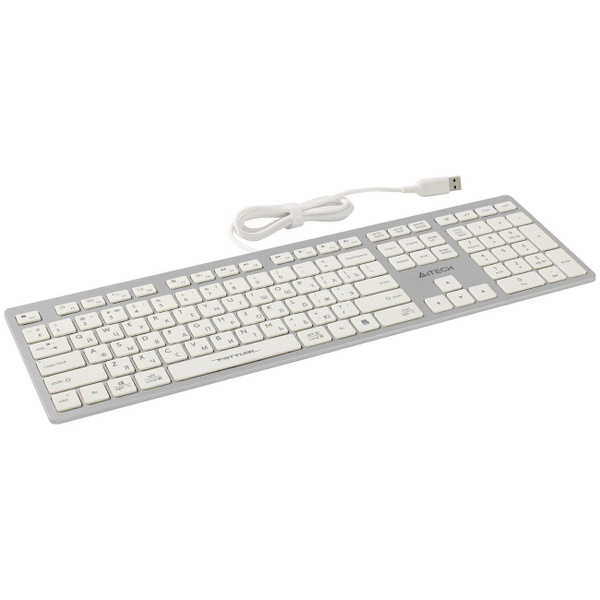 Ножничная клавиатура A4Tech FX50 белый купить по низкой цене: отзывы ...