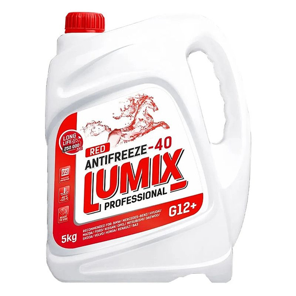 Антифриз LUMIX Red G12+ 5 кг красный купить по выгодной цене в интернет ...