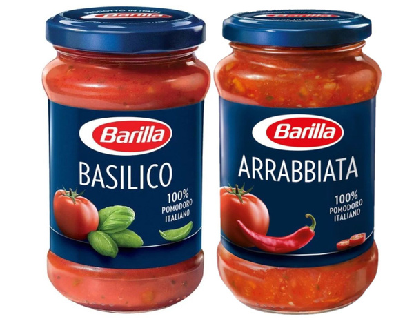 Соус Barilla томатный набор 800г - купить с доставкой по выгодным ценам ...