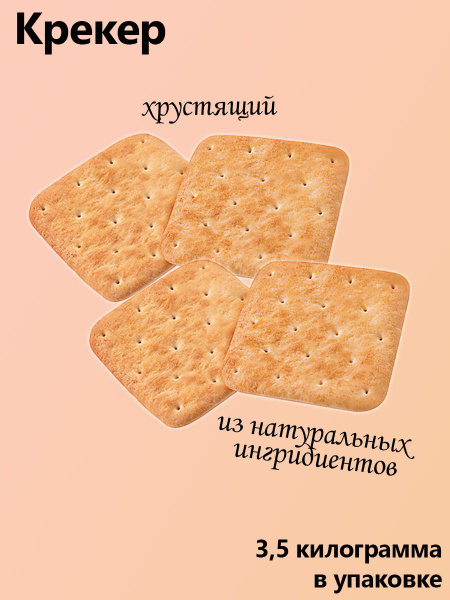Яшкино, Печенье Галета, крекер коробка 3,5 кг - купить с доставкой по ...