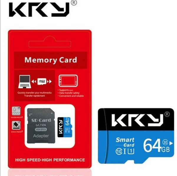 Карта памяти MicroSD 64 Гб класс 10 - купить с доставкой по выгодным ...