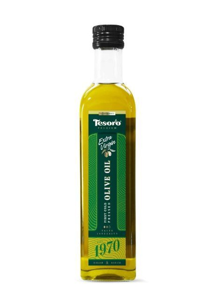 Масло оливковое Tesoro Extra Virgin, 500 мл - купить с доставкой по ...