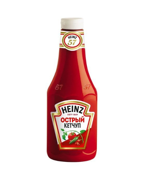 Кетчуп томатный Heinz острый, 1 кг - купить с доставкой по выгодным ...