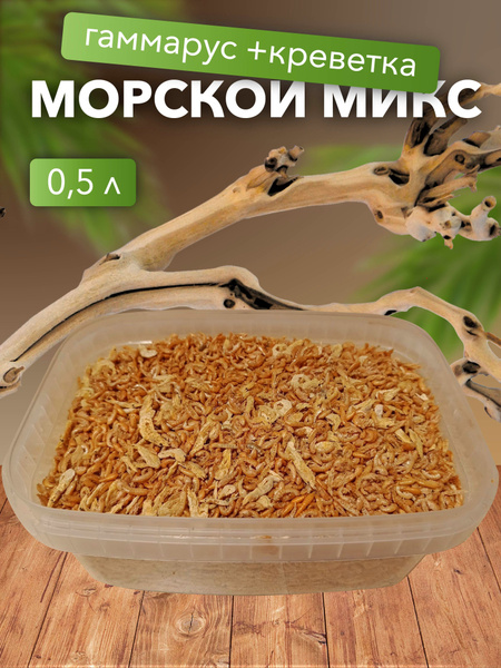 Корм для черепах и рептилий. Гаммарус, креветка.рыбка Лакомство для ...