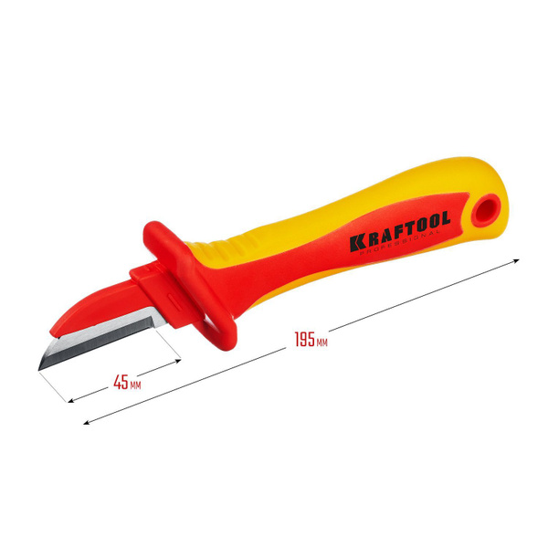 KRAFTOOL KN-1 1000В Диэлектрический нож электрика прямой - купить по ...