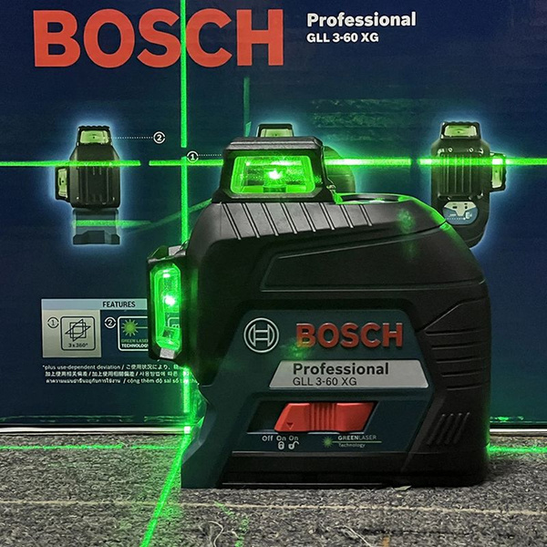 Bosch Лазерный уровень/нивелир Зеленыйлуч - купить с доставкой по ...