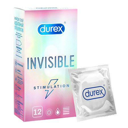 Презервативы дюрекс Invisible Stimulation 12 - купить с доставкой по ...