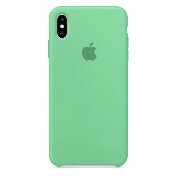 Силиконовый чехол Soft Touch на iPhone (Айфон) 10 / X / XS (с логотипом ...