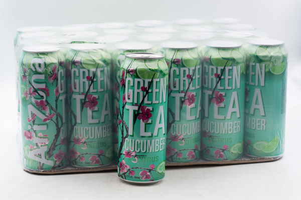 Холодный чай Аризона Зеленый Чай Огурец 650 мл / Arizona Green Tea ...