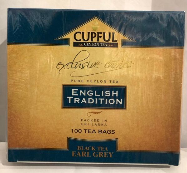 Чай CUPFUL English Tradition EARL GREY пакетированный 100 шт. - купить ...